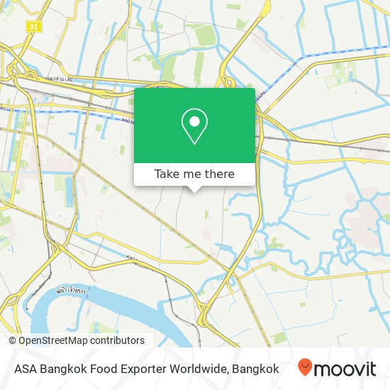 ASA Bangkok Food Exporter Worldwide map