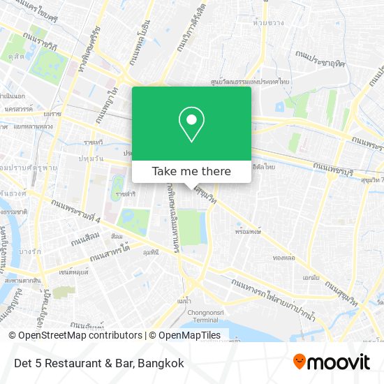 Det 5 Restaurant & Bar map