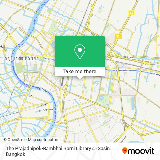 The Prajadhipok-Rambhai Barni Library @ Sasin map