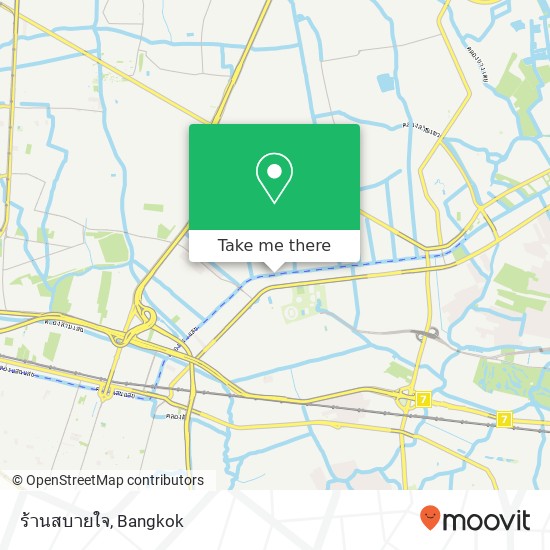 ร้านสบายใจ map