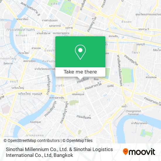Sinothai Millennium Co., Ltd. & Sinothai Logistics International Co., Ltd map