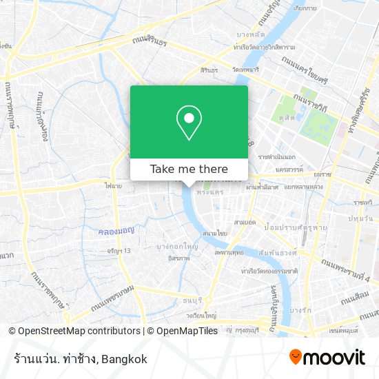 ร้านแว่น. ท่าช้าง map