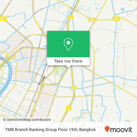 TMB Branch Banking Group  Floor 19th map