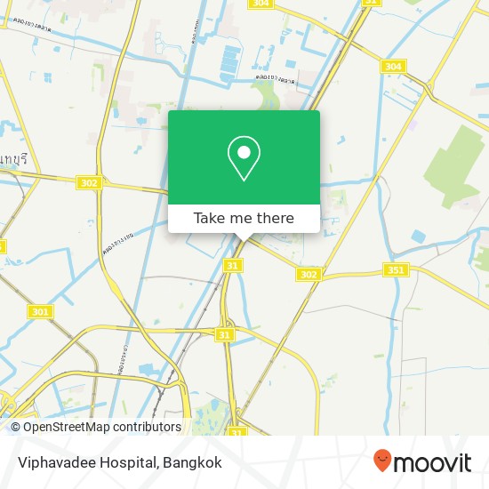 Viphavadee Hospital map