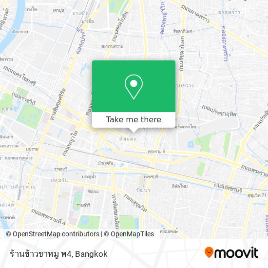 ร้านข้าวขาหมู พ4 map