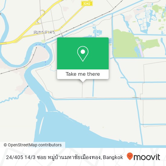 24 / 405 14 / 3 ซอย หมู่บ้านมหาชัยเมืองทอง map