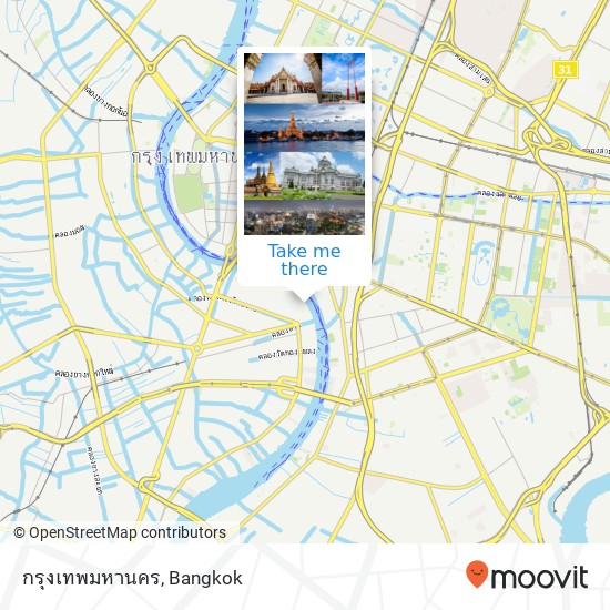 กรุงเทพมหานคร map