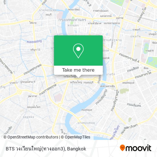 BTS วงเวียนใหญ่(ทางออก3) map