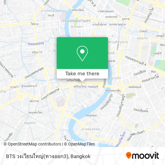 BTS วงเวียนใหญ่(ทางออก3) map