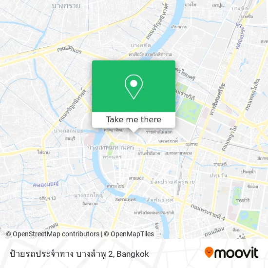 ป้ายรถประจำทาง บางลำพู 2 map