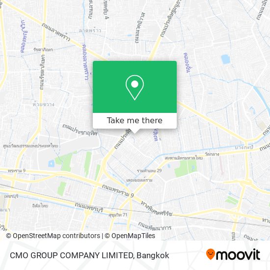 CMO GROUP COMPANY LIMITED map