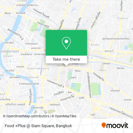 Food +Plus @ Siam Square map