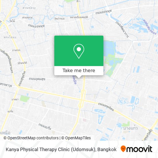 Kanya Physical Therapy Clinic (Udomsuk) map