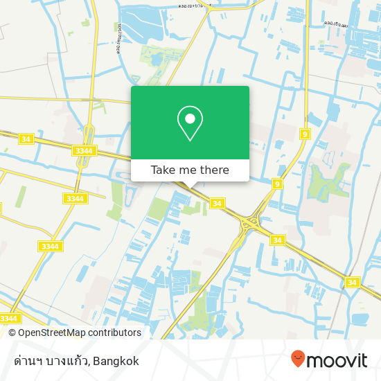 ด่านฯ บางแก้ว map