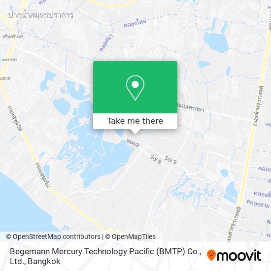 Begemann Mercury Technology Pacific (BMTP) Co., Ltd. map