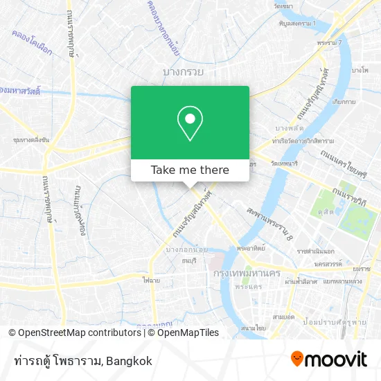 ท่ารถตู้ โพธาราม map