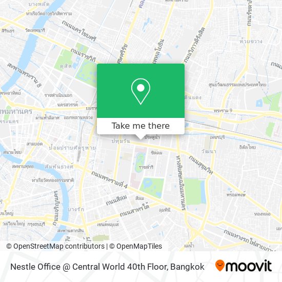 Nestle Office @ Central World 40th Floor map