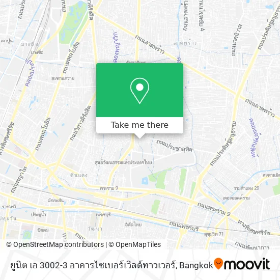 ยูนิต เอ 3002-3 อาคารไซเบอร์เวิลด์ทาวเวอร์ map