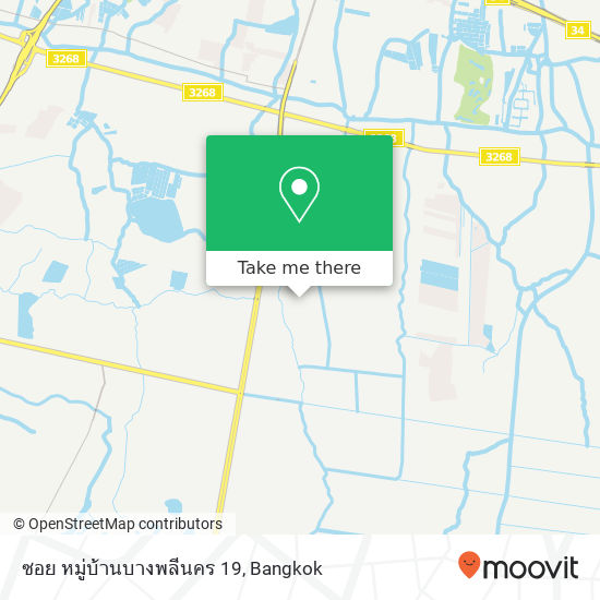 ซอย หมู่บ้านบางพลีนคร 19 map