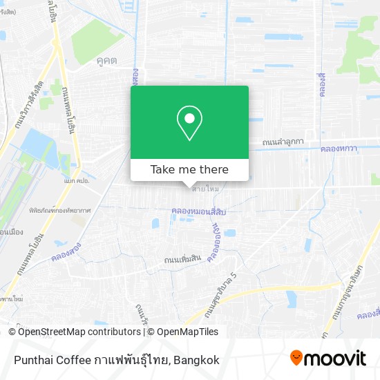 Punthai Coffee กาแฟพันธุ์ไทย map