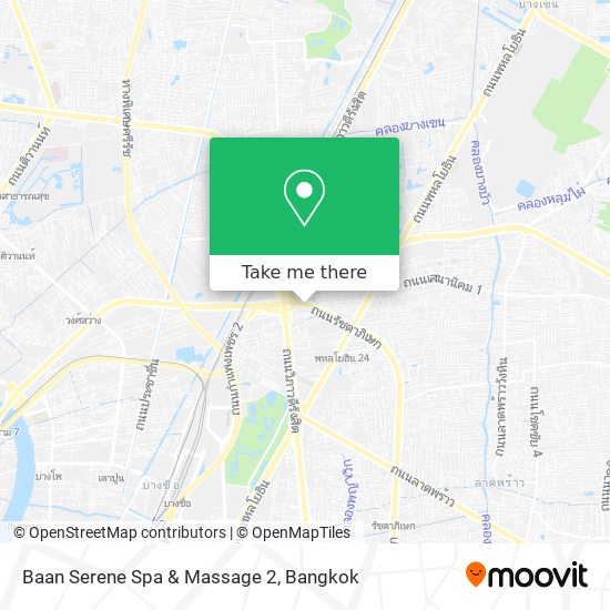 Baan Serene Spa & Massage 2 map