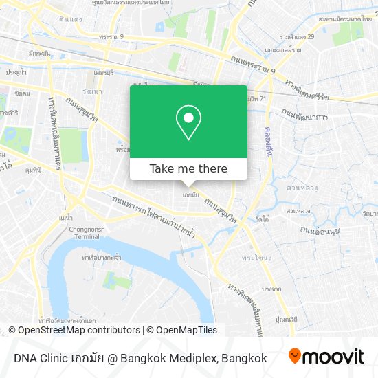 DNA Clinic เอกมัย  @ Bangkok Mediplex map