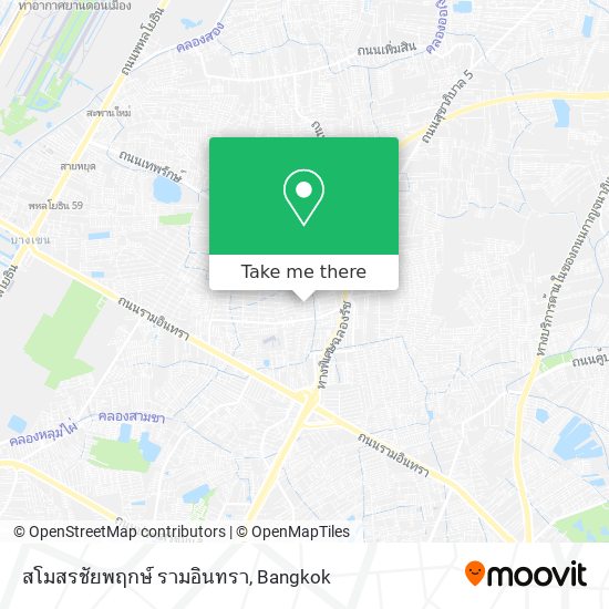 สโมสรชัยพฤกษ์ รามอินทรา map