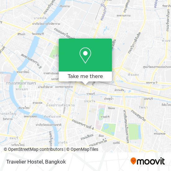 Travelier Hostel map