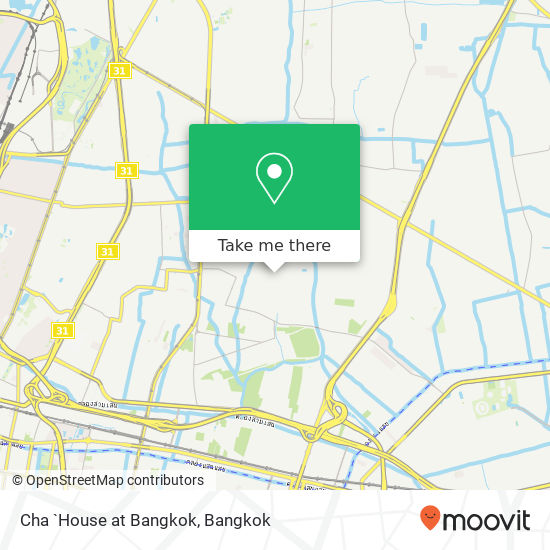 Cha `House at Bangkok map