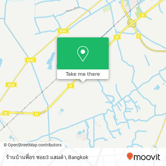 ร้านบ้านพี่อร ซอย3 แสมดำ map