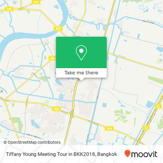 Tiffany Young Meeting Tour in BKK2018 map
