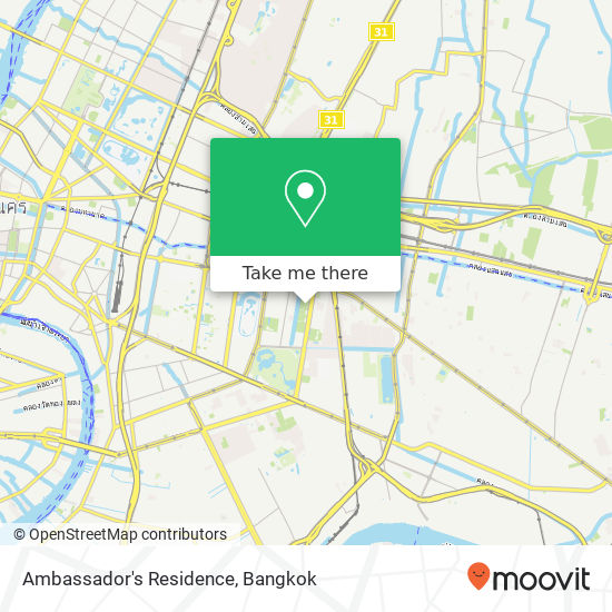Ambassador's Residence map