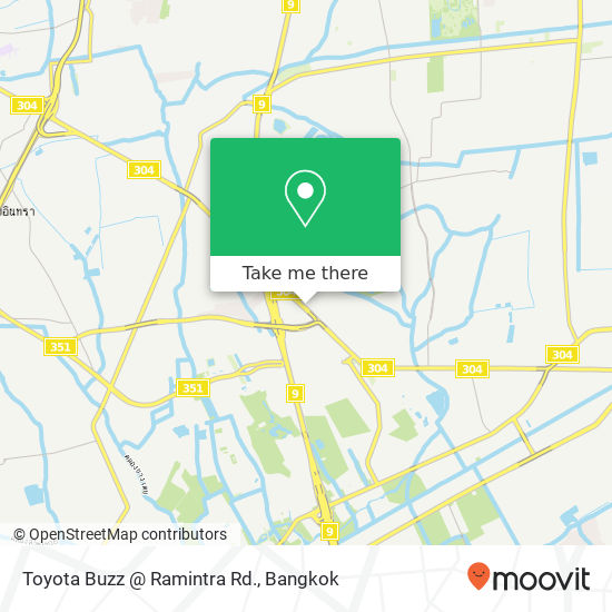 Toyota Buzz @ Ramintra Rd. map