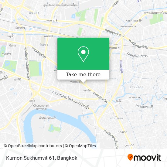 Kumon Sukhumvit 61 map