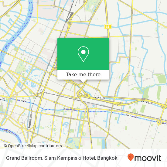 Grand Ballroom, Siam Kempinski Hotel map