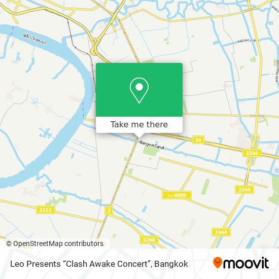 Leo Presents “Clash Awake Concert” map