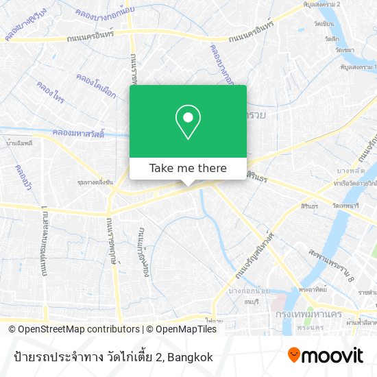 ป้ายรถประจำทาง วัดไก่เตี้ย 2 map