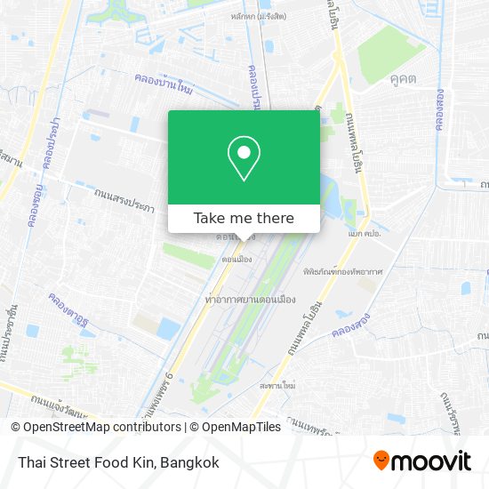 Thai Street Food Kin map