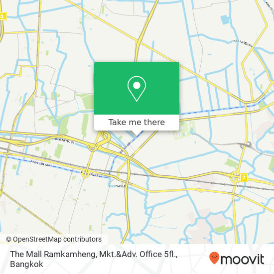 The Mall Ramkamheng, Mkt.&Adv. Office 5fl. map