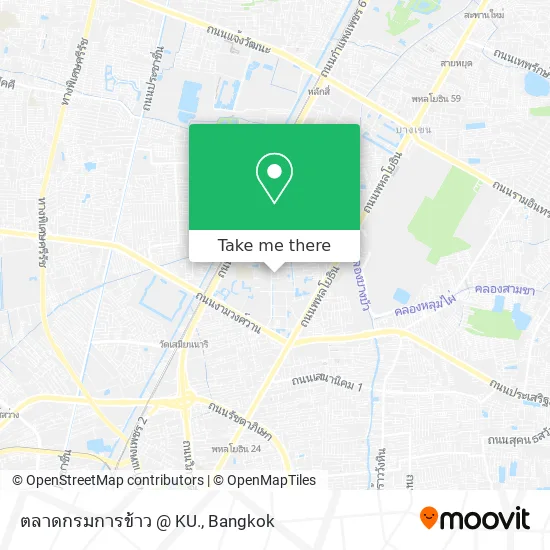 ตลาดกรมการข้าว @ KU. map