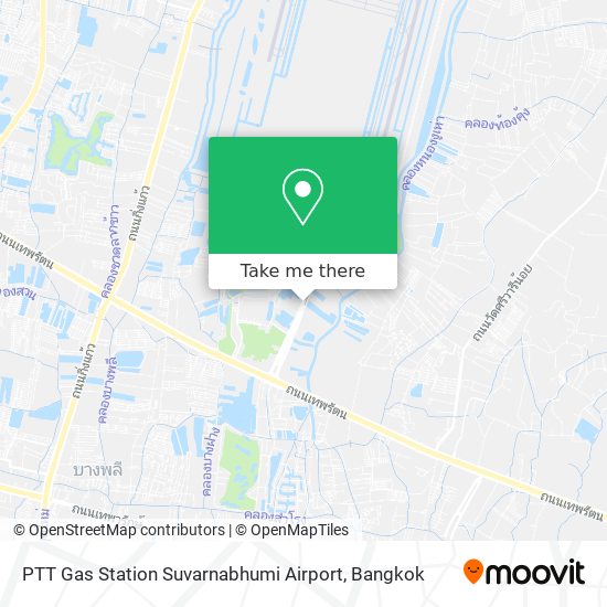 PTT Gas Station Suvarnabhumi Airport map