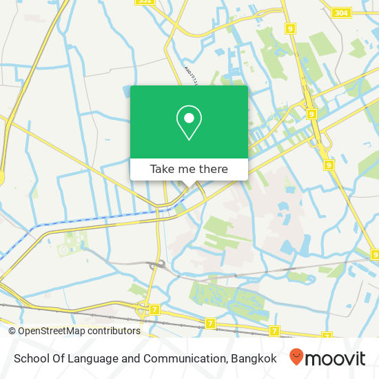 School Of Language and Communication map