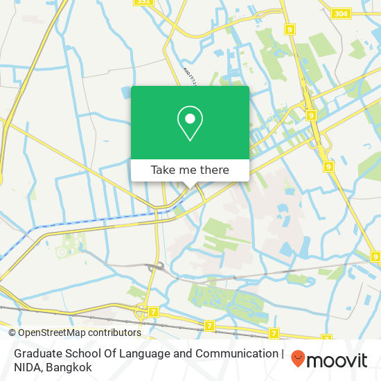 Graduate School Of Language and Communication | NIDA map