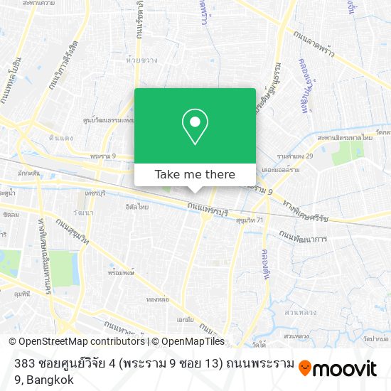 383 ซอยศูนย์วิจัย 4 (พระราม 9 ซอย 13) ถนนพระราม 9 map