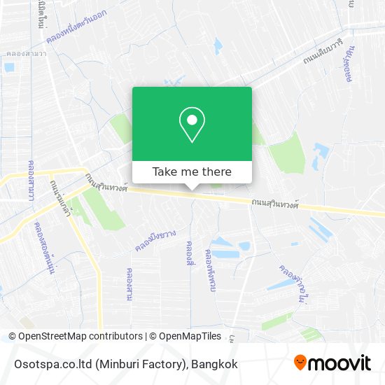 Osotspa.co.ltd (Minburi Factory) map