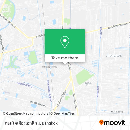 คอนโดเมืองเอกตึก J map