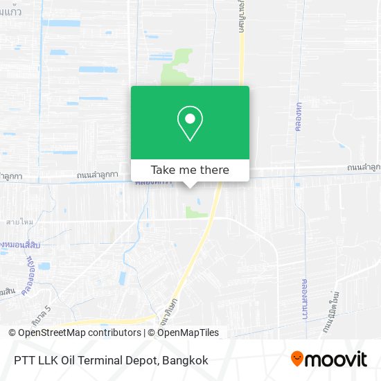 PTT LLK Oil Terminal Depot map