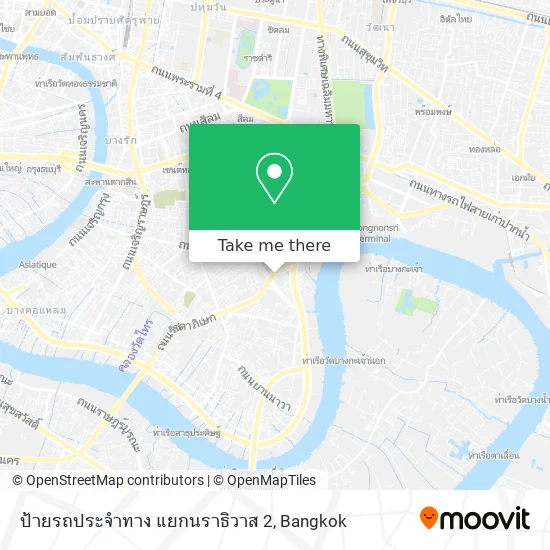 ป้ายรถประจำทาง แยกนราธิวาส 2 map