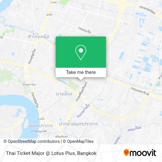 Thai Ticket Major @ Lotus Plus map
