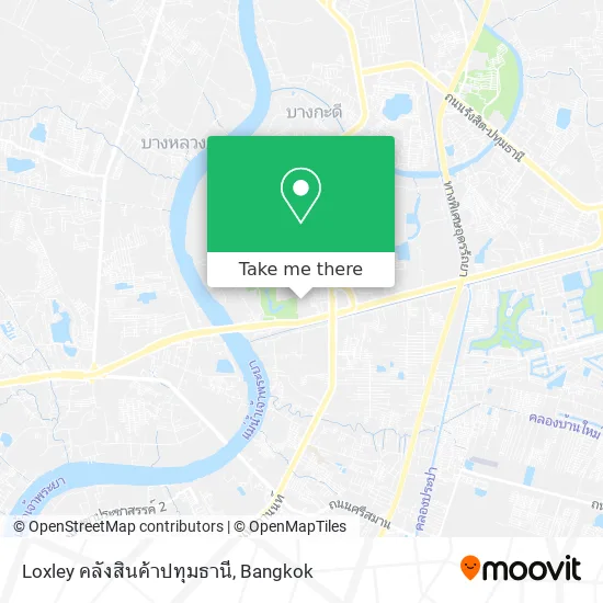 Loxley คลังสินค้าปทุมธานี map